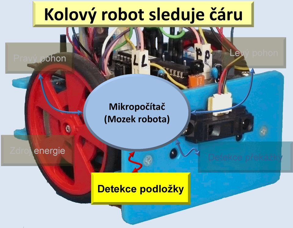 Mikropočítač (Mozek robota)