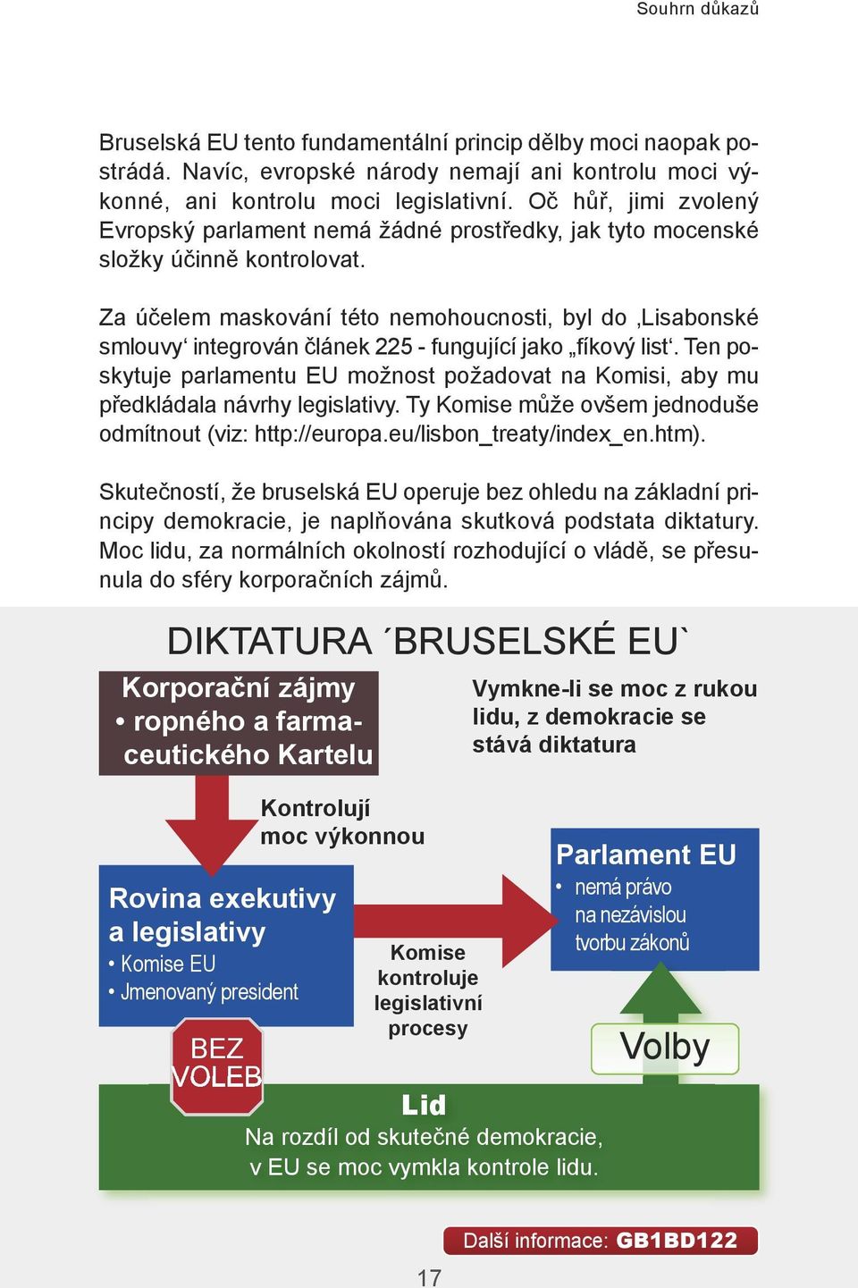 Za účelem maskování této nemohoucnosti, byl do Lisabonské smlouvy integrován článek 225 - fungující jako fíkový list.