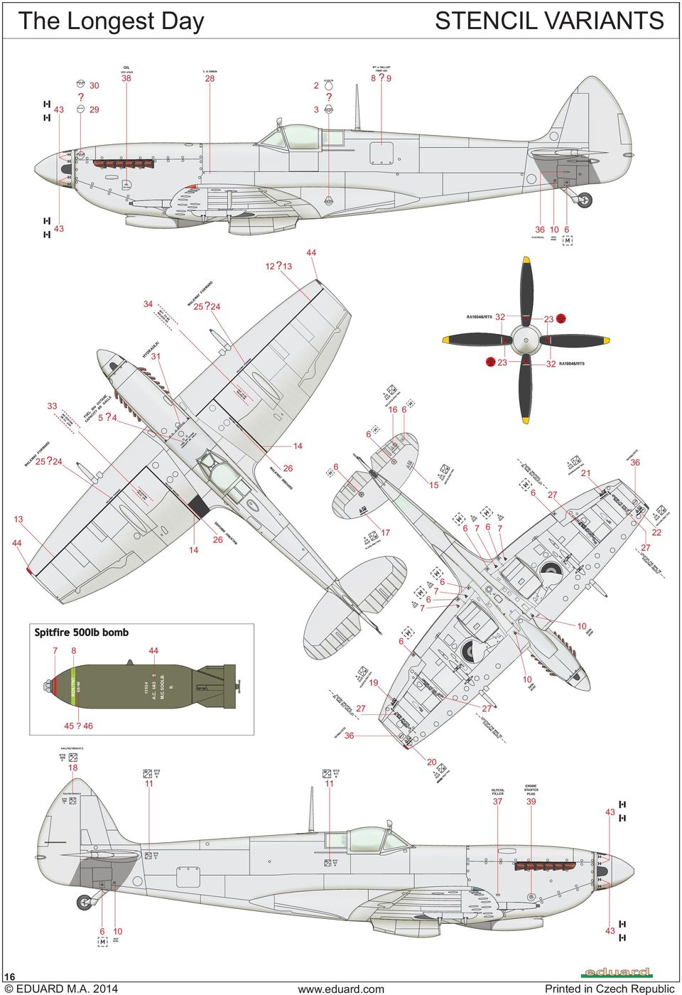 2 26 36 6 21 15 6 13 6 7 6 7 17 26 27 22 27 1 6 7 6 7 10 Spitfire 500Ib bomb 6 10 19 II.