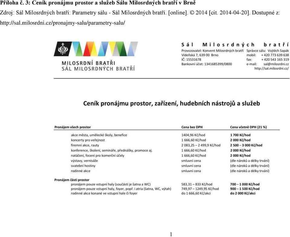 Brně Zdroj: Sál Milosrdných bratří: Parametry sálu - Sál