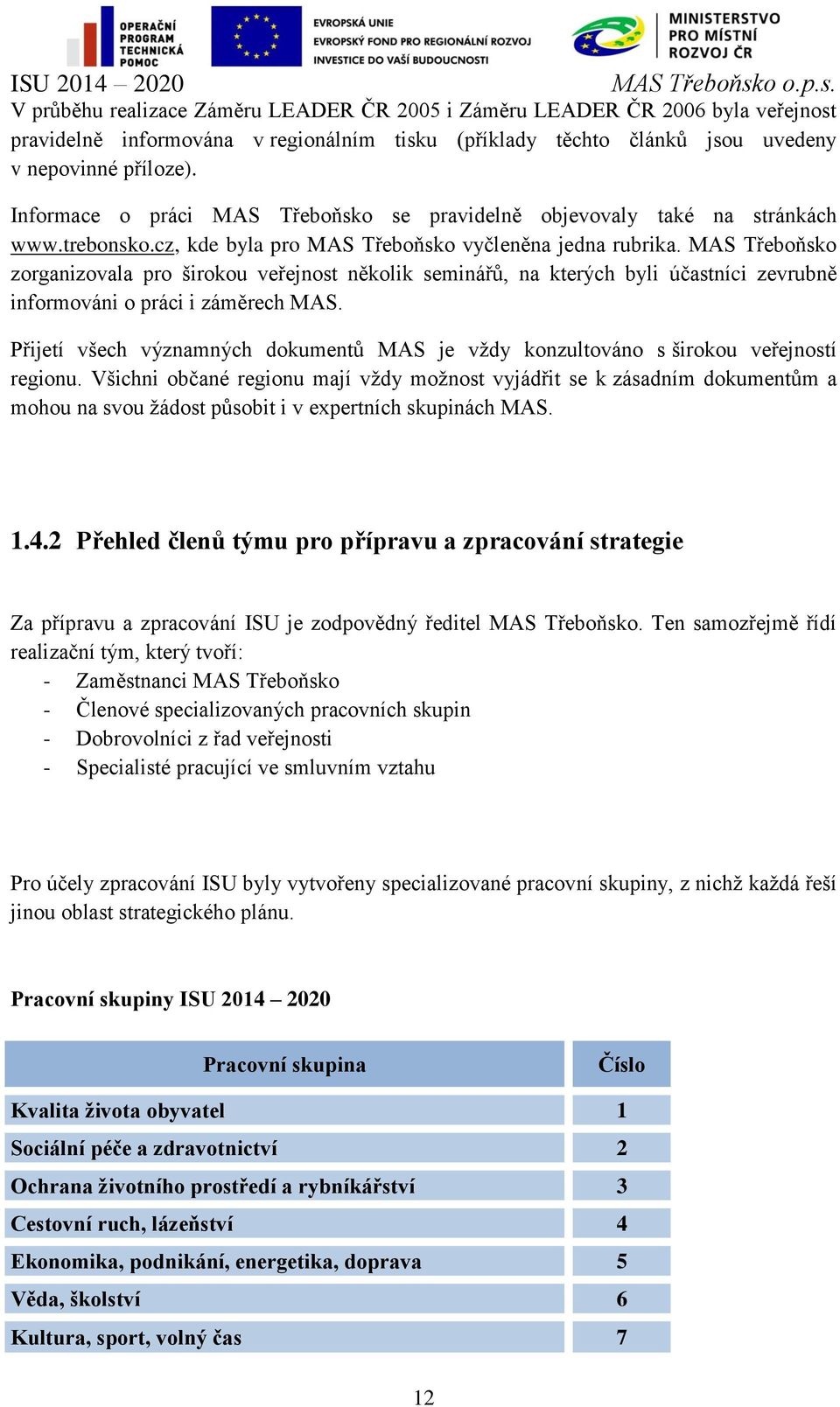 MAS Třeboňsko zorganizovala pro širokou veřejnost několik seminářů, na kterých byli účastníci zevrubně informováni o práci i záměrech MAS.