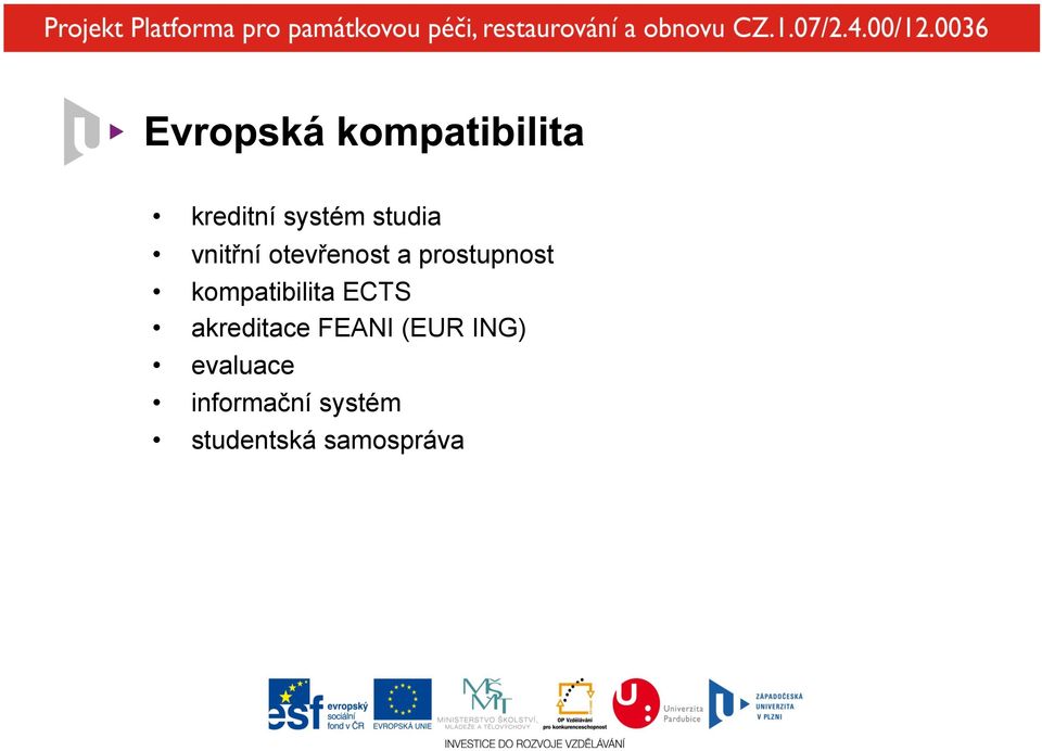 kompatibilita ECTS akreditace FEANI