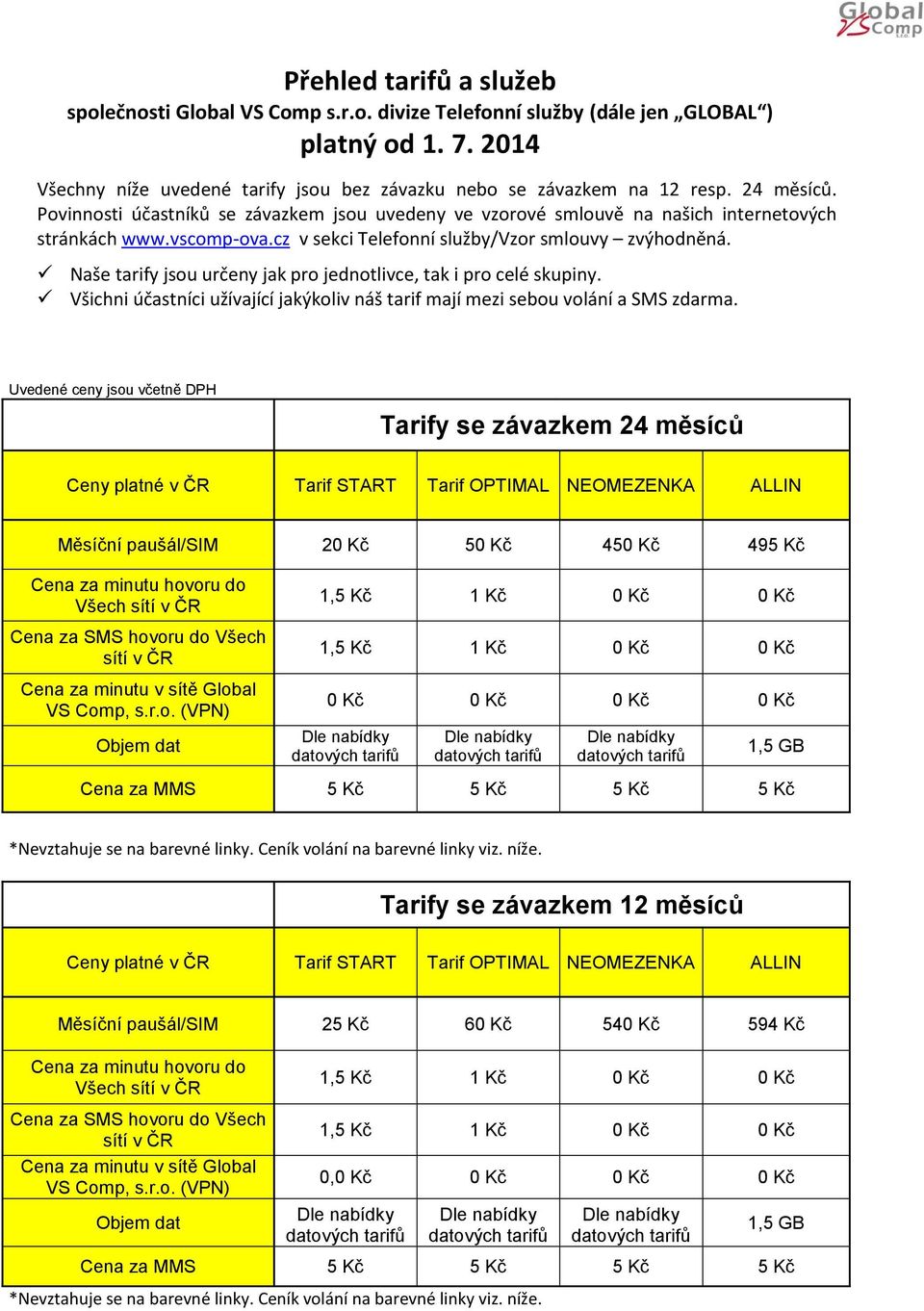 Naše tarify jsou určeny jak pro jednotlivce, tak i pro celé skupiny. Všichni účastníci užívající jakýkoliv náš tarif mají mezi sebou volání a SMS zdarma.