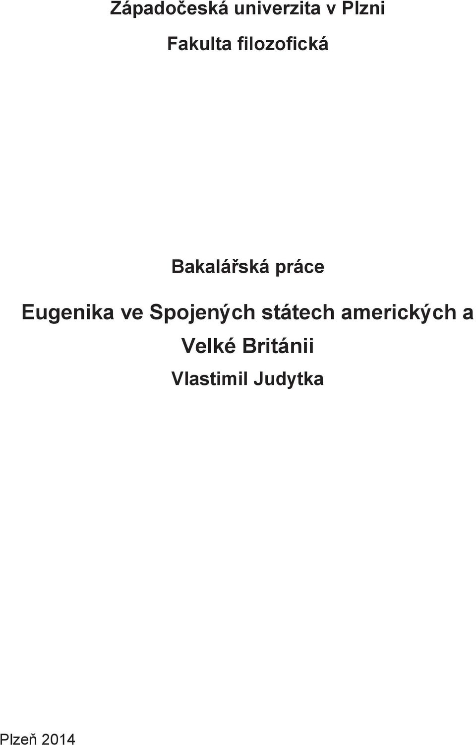 ská práce Eugenika ve Spojených