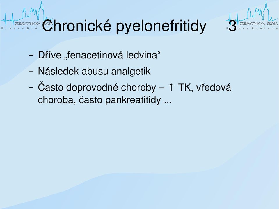 analgetik Často doprovodné choroby