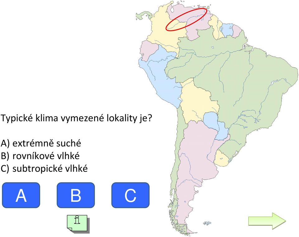 A) extrémně suché B)