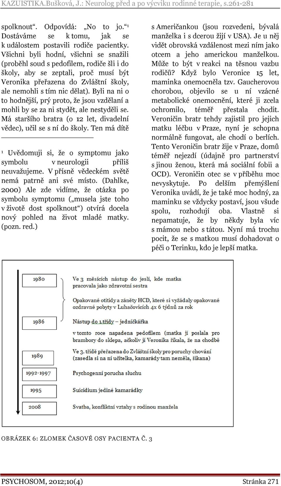 Byli na ni o to hodnější, prý proto, že jsou vzdělaní a mohli by se za ni stydět, ale nestyděli se. Má staršího bratra (o 12 let, divadelní vědec), učil se s ní do školy.