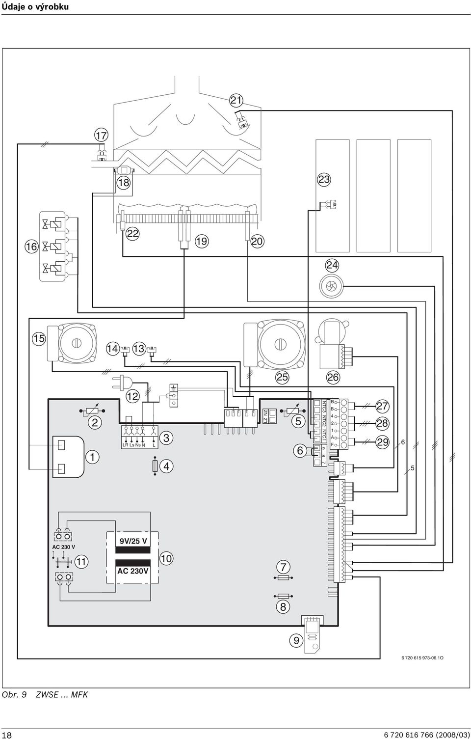 A 7 8 9 F 5 AC 30 V 9V/5 V AC 30V 0 7 8 9