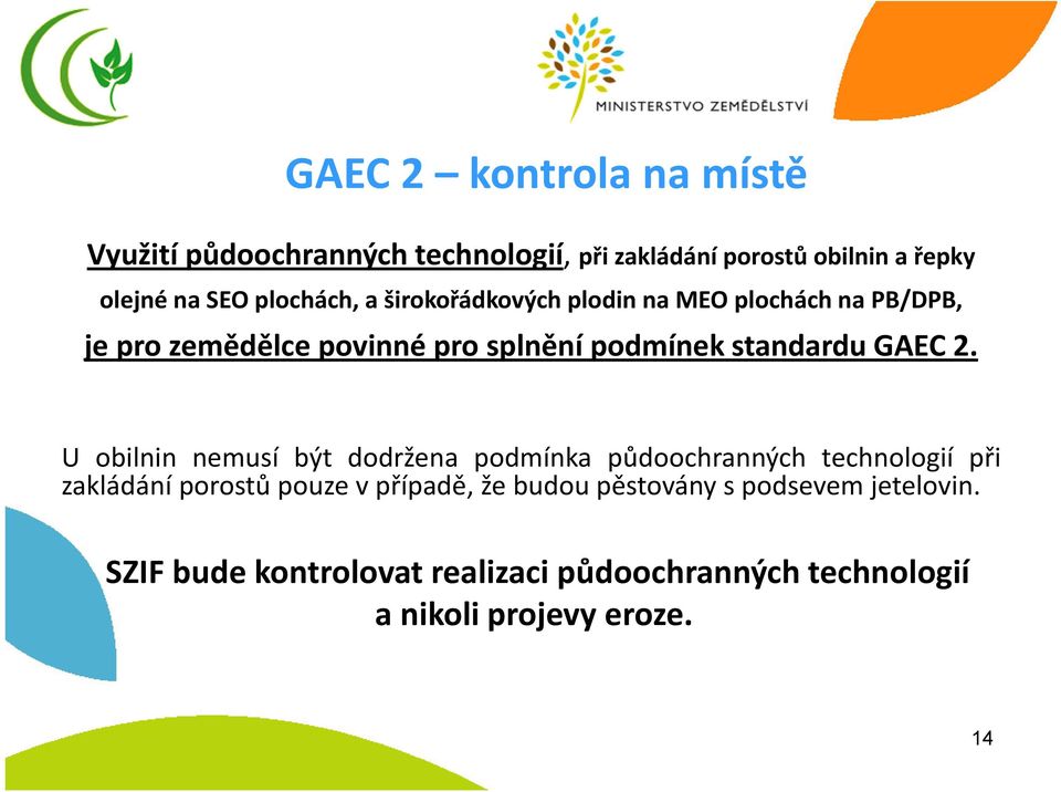 standardu GAEC 2.