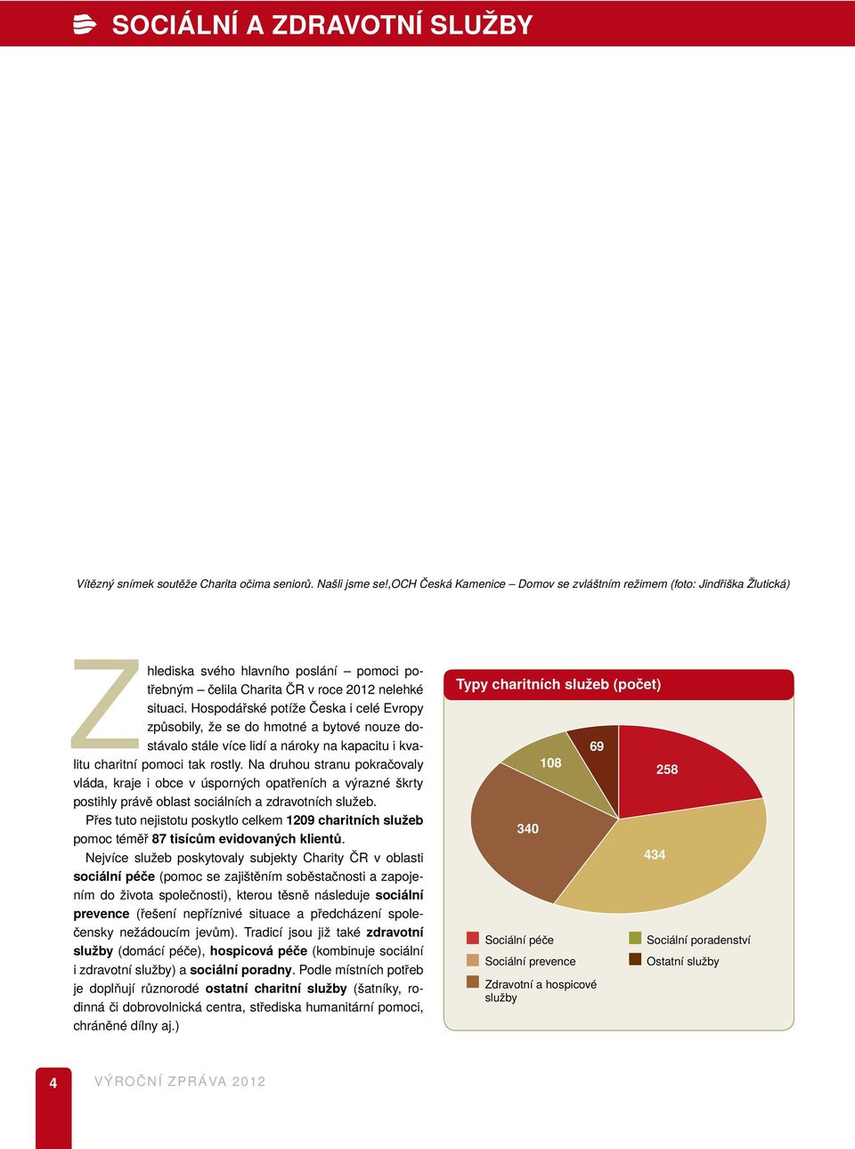 Hospodářské potíže Česka i celé Evropy způsobily, že se do hmotné a bytové nouze dostávalo stále více lidí a nároky na kapacitu i kvalitu charitní pomoci tak rostly.