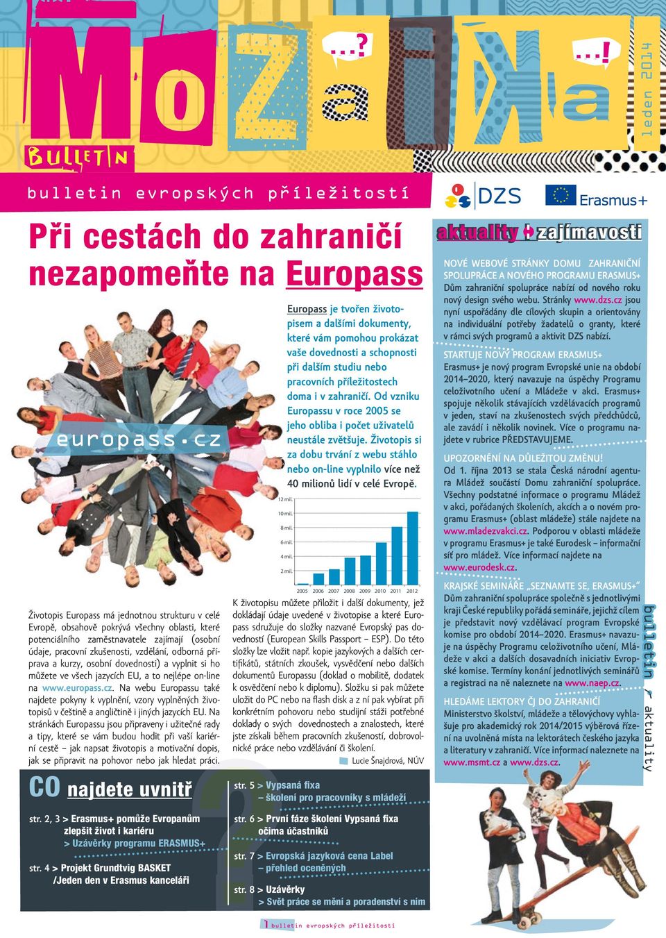 příprava a kurzy, osobní dovednosti) a vyplnit si ho můžete ve všech jazycích EU, a to nejlépe on-line na www.europass.cz.