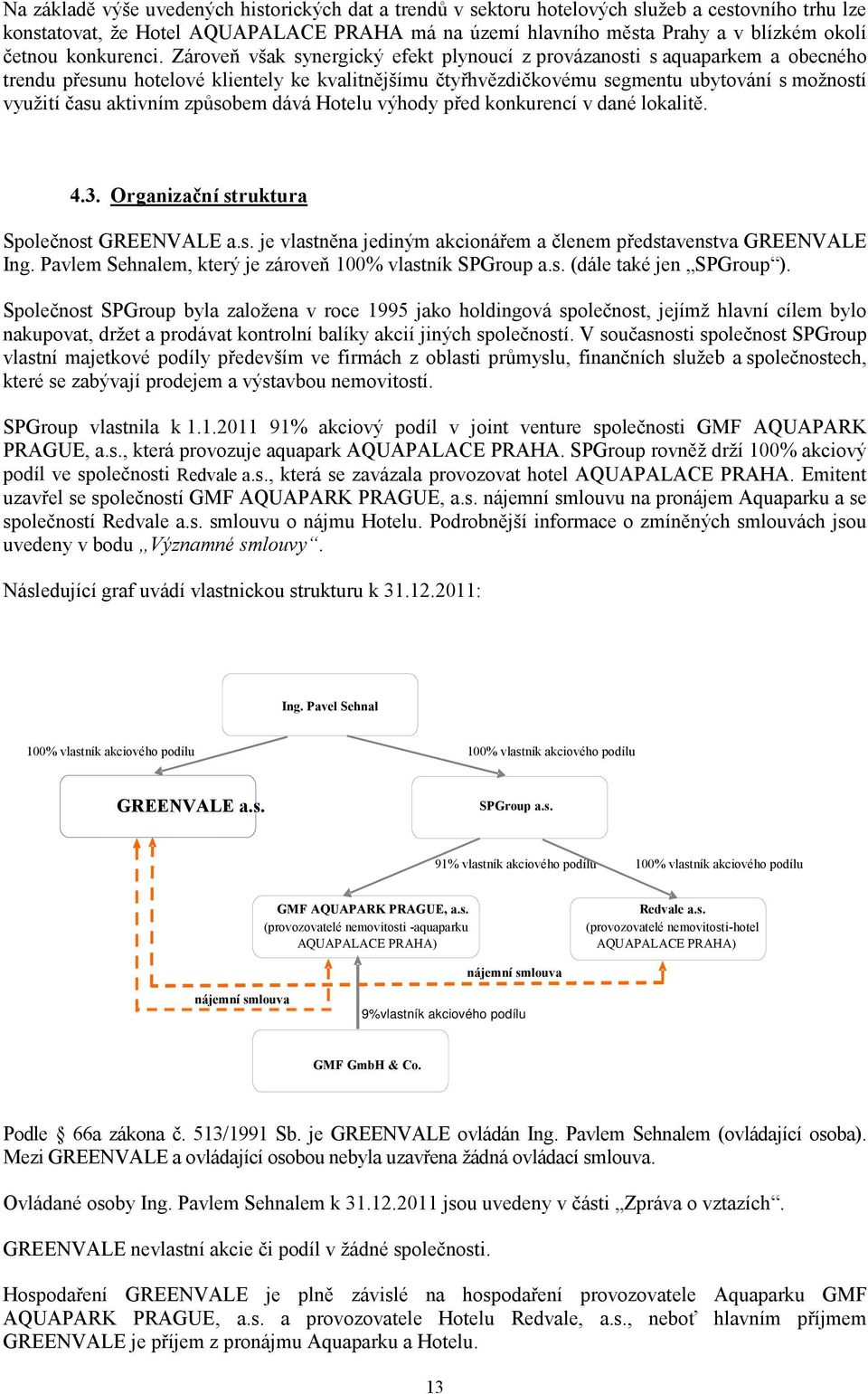 Zároveň však synergický efekt plynoucí z provázanosti s aquaparkem a obecného trendu přesunu hotelové klientely ke kvalitnějšímu čtyřhvězdičkovému segmentu ubytování s možností využití času aktivním