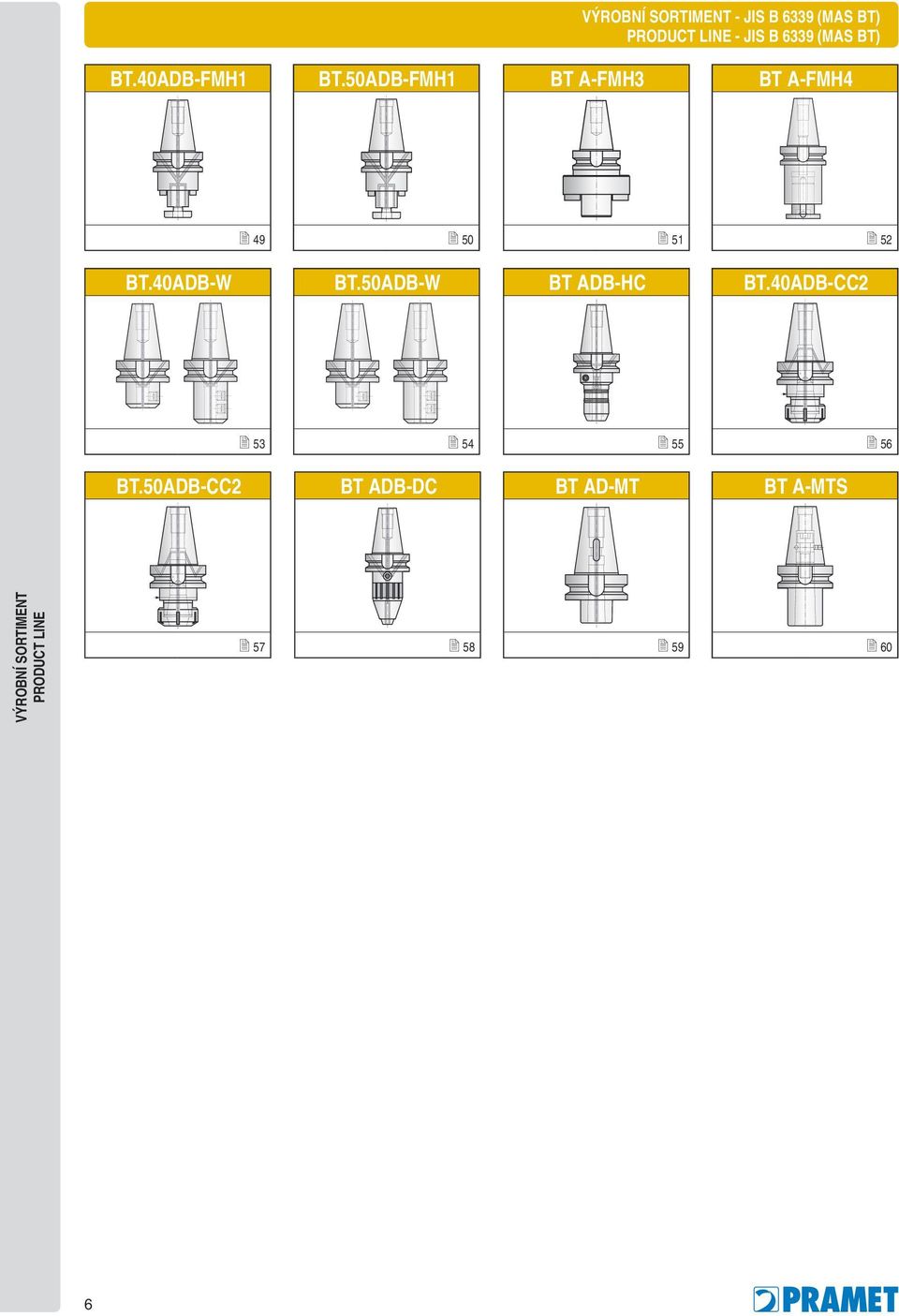 50ADB-FMH1 BT A-FMH3 BT A-FMH4 49 50 51 52 BT.40ADB-W BT.