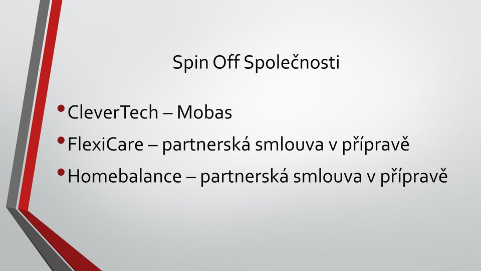 partnerská smlouva v přípravě