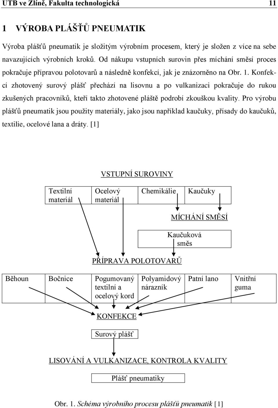 Konfekcí zhotovený surový plášť přechází na lisovnu a po vulkanizaci pokračuje do rukou zkušených pracovníků, kteří takto zhotovené pláště podrobí zkouškou kvality.