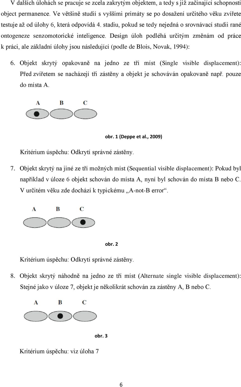 stadiu, pokud se tedy nejedná o srovnávací studii rané ontogeneze senzomotorické inteligence.