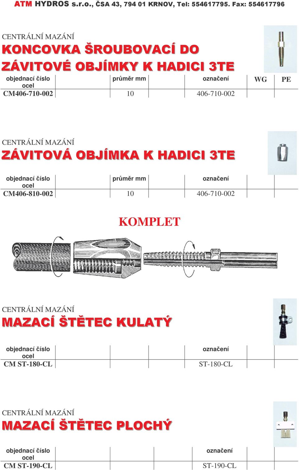 oznaení CM406-10-002 10 406-710-002 KOMPLET 3/$&4)/'+2