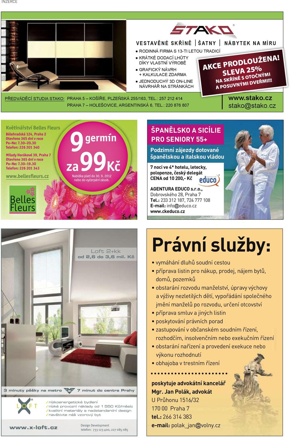 SLEVA 25% NA SKŘÍNĚ S OTOČNÝMI A POSUVNÝMI DVEŘMI!!! www.stako.cz stako@stako.