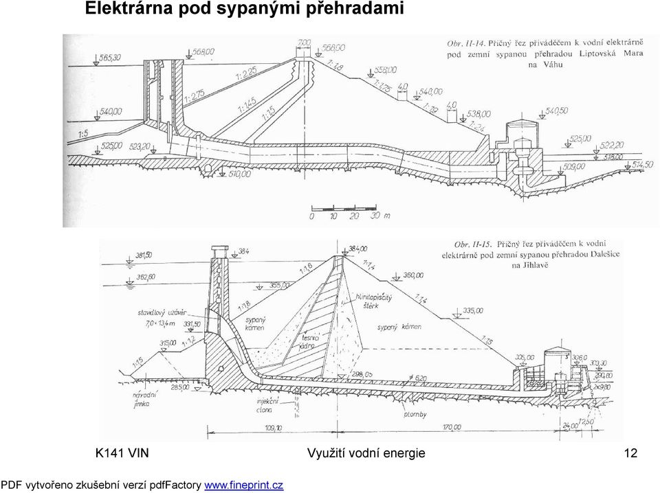 přehradami K141