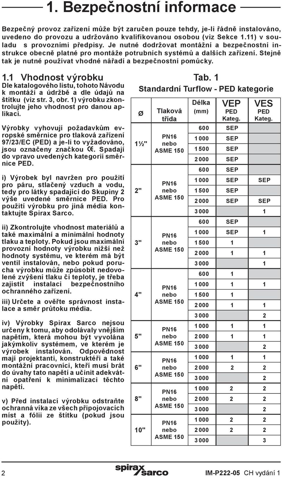 Stejně tak je nutné používat vhodné nářadí a bezpečnostní pomůcky. 1.1 Vhodnost výrobku Dle katalogového listu, tohoto Návodu k montáži a údržbě a dle údajů na štítku (viz str. 3, obr.