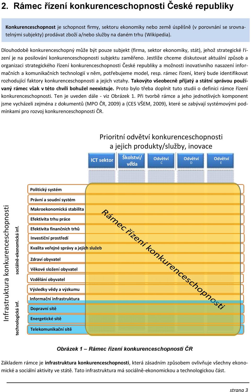 Jestliže chceme diskutovat aktuální způsob a organizaci strategického řízení konkurenceschopnosti České republiky a možnosti inovativního nasazení informačních a komunikačních technologií v něm,