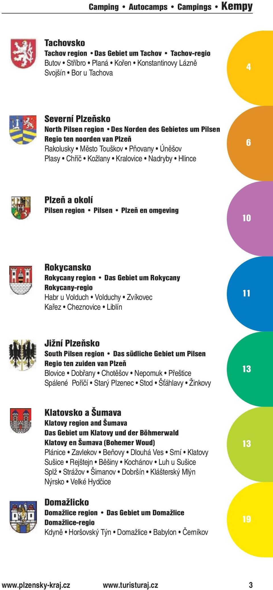 omgeving 10 Rokycansko Rokycany region Das Gebiet um Rokycany Rokycany-regio Habr u Volduch Volduchy Zvíkovec Kařez Cheznovice Liblín 11 Jižní Plzeňsko South Pilsen region Das südliche Gebiet um