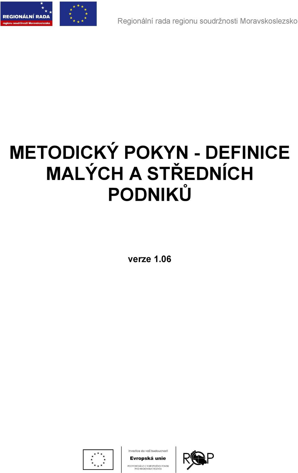 METODICKÝ POKYN - DEFINICE