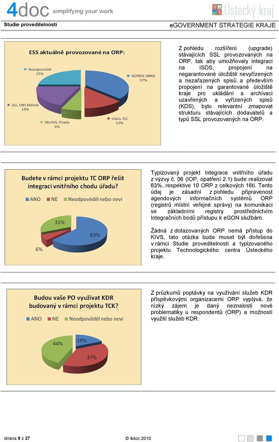 Typizovaný projekt Integrace vnitřního úřadu z výzvy č. 06 (IOP, opatření 2.1) bude realizovat 63%, respektive 10 ORP z celkových 16ti.