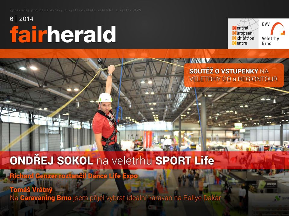 na veletrhu SPORT Life Richard Genzer roztančil Dance Life Expo Tomáš