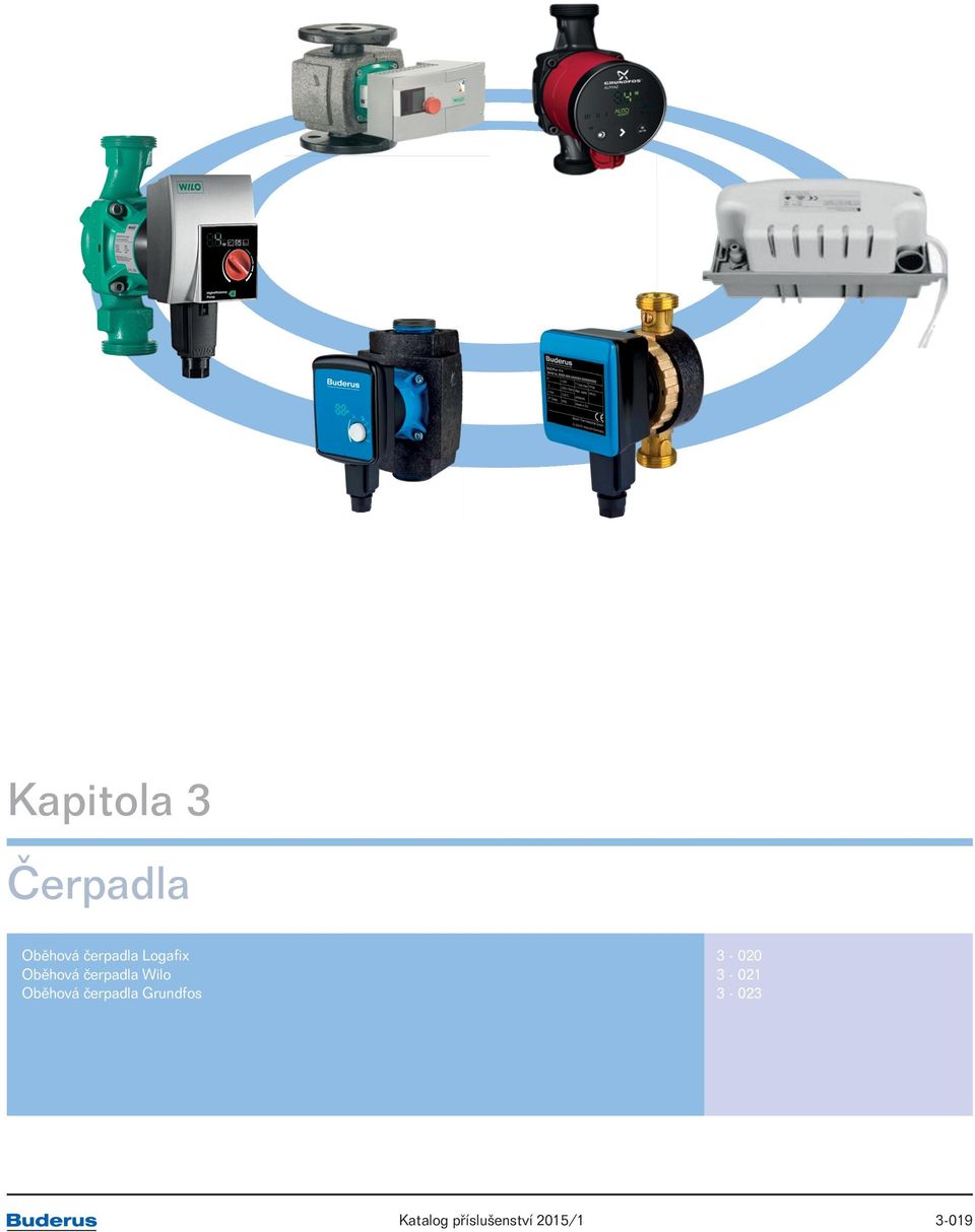 3-021 Oběhová čerpadla Grundfos