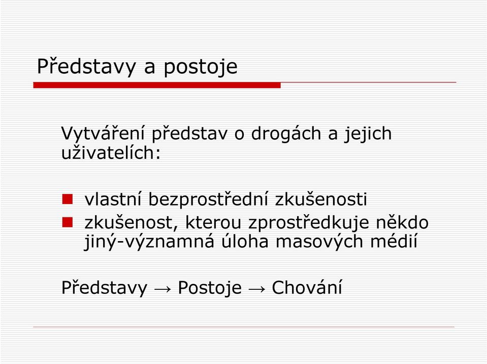 zkušenosti zkušenost, kterou zprostředkuje někdo