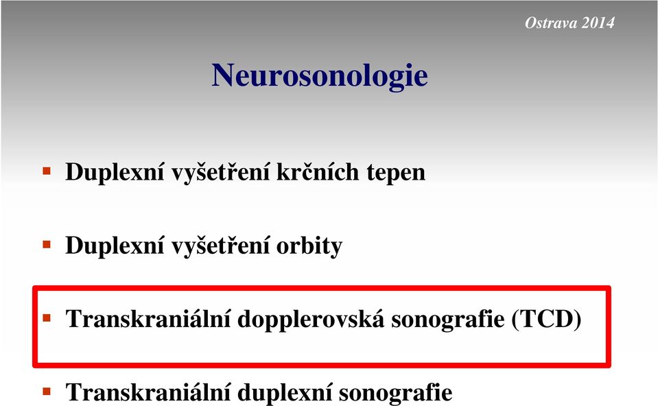 orbity Transkraniální dopplerovská