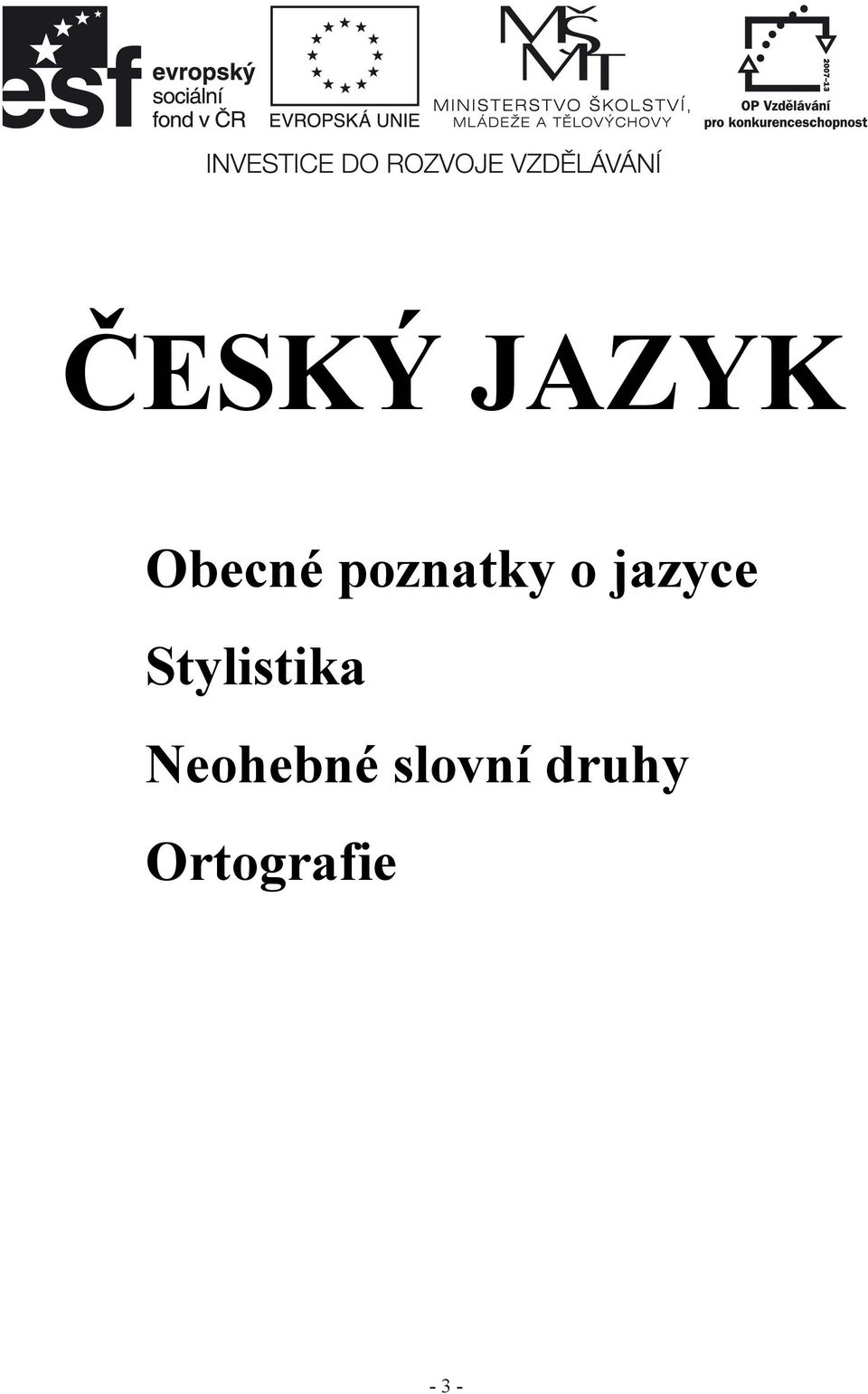 Stylistika Neohebné