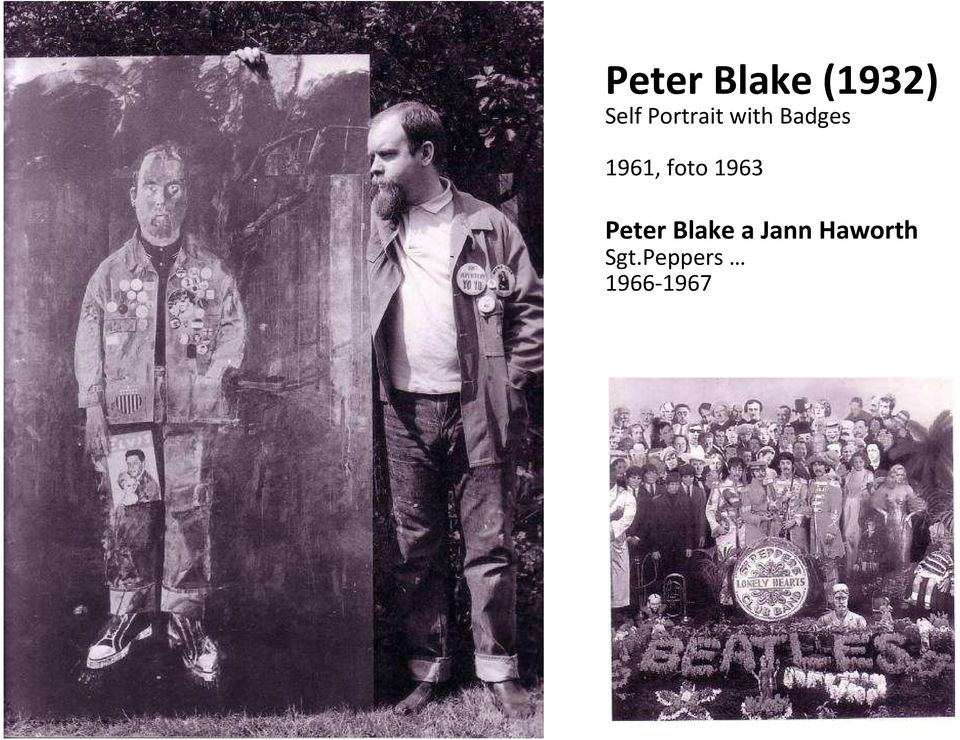 foto 1963 Peter Blake a