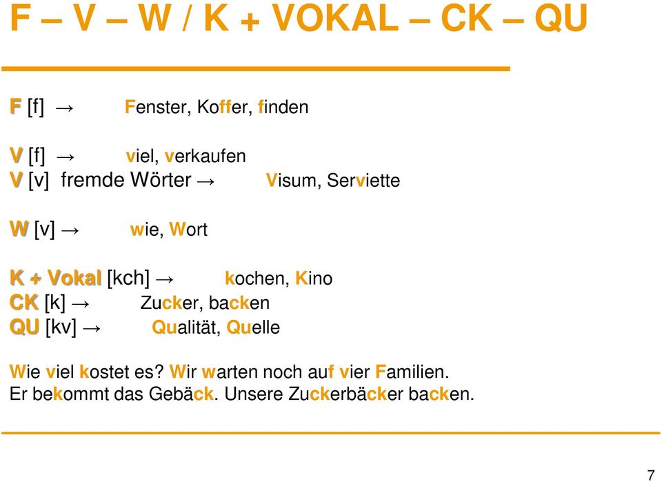 Kino CK [k] Zucker, backen QU [kv] Qualität, Quelle Wie viel kostet es?