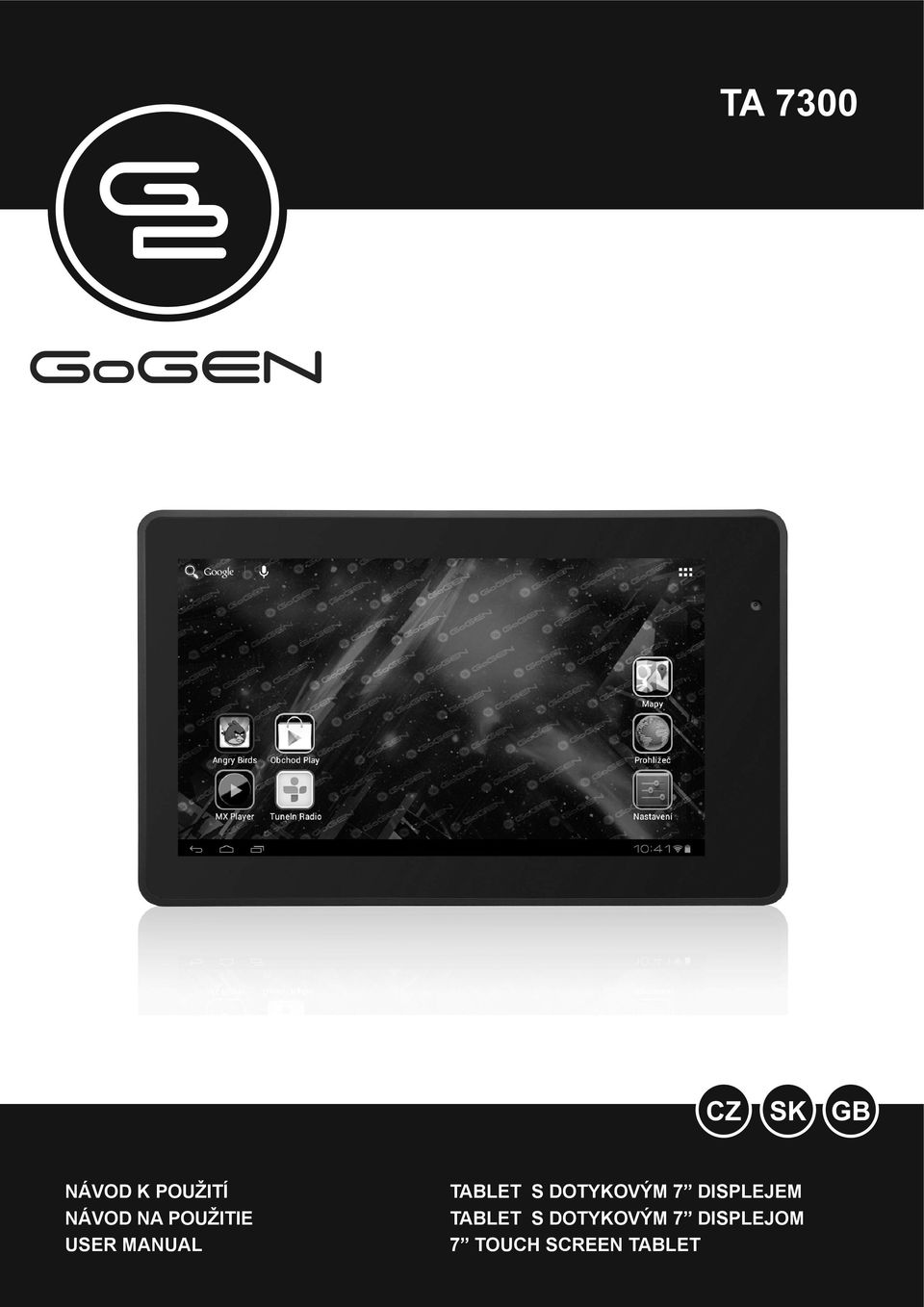 dotykovým 7 DISPLEJEM tablet s