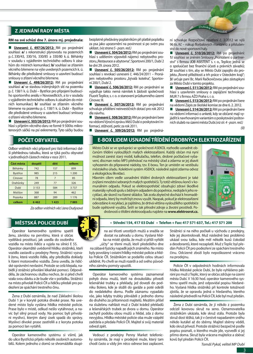 Běhánky dle předložené smlouvy o uzavření budoucí smlouvy o zřízení věcného břemene. Usnesení č. 498/26/2012: RM po projednání souhlasí: a/ se stavbou inženýrských sítí na pozemku p. č. 158/1 k. ú.