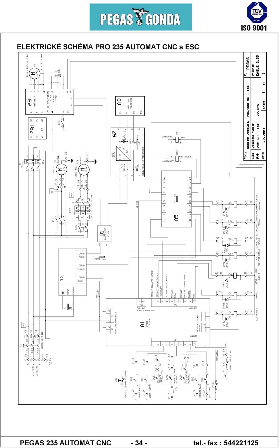 PEGAS 235 AUTOMAT CNC -