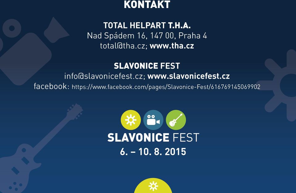 cz; www.slavonicefest.cz facebook: