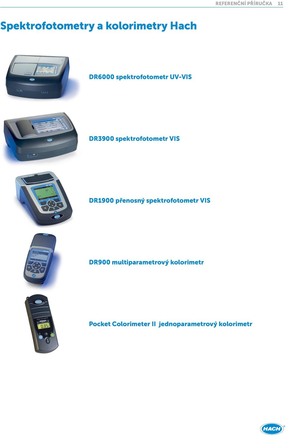 DR1900 přenosný spektrofotometr VIS DR900 multiparametrový