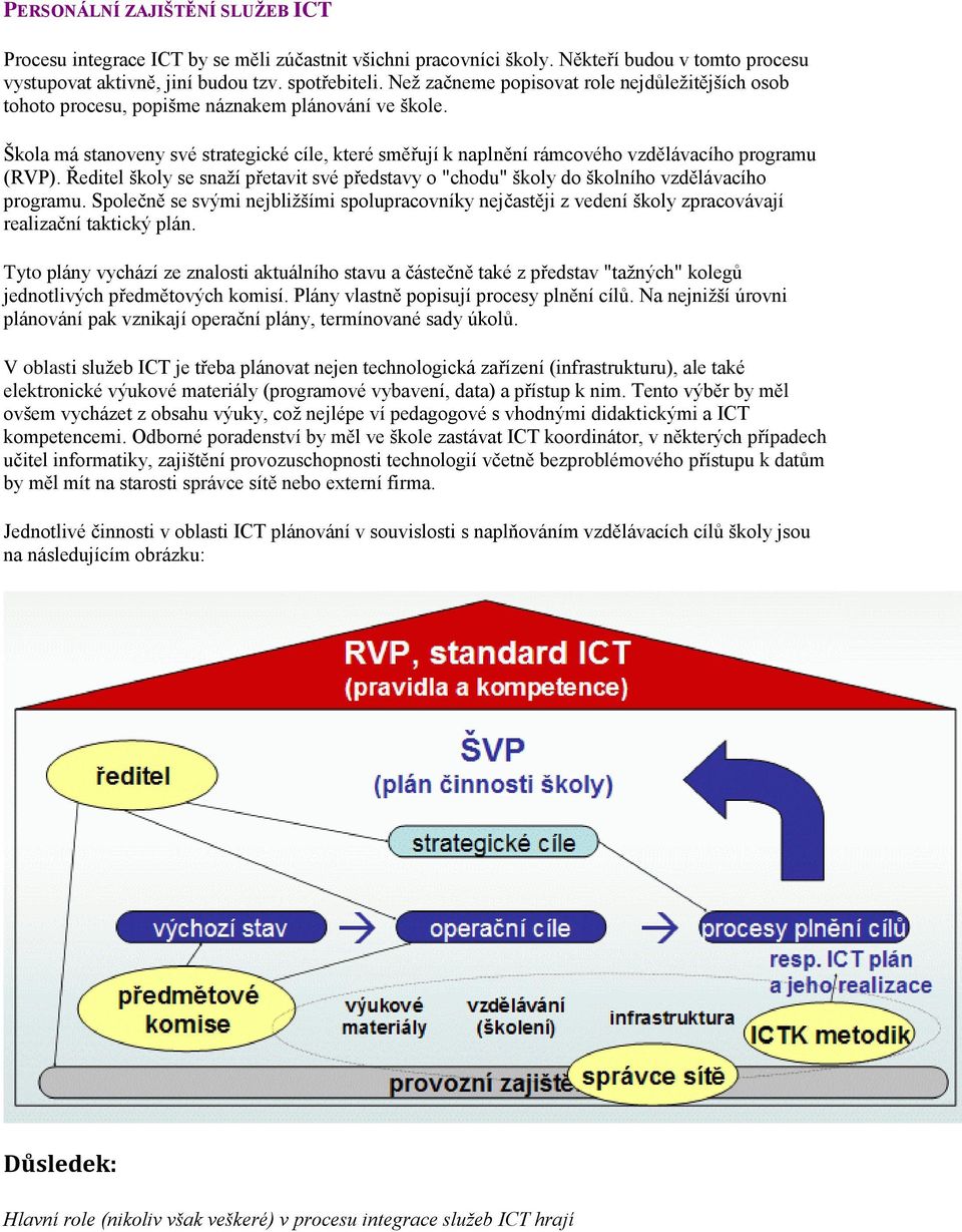 Škola má stanoveny své strategické cíle, které směřují k naplnění rámcového vzdělávacího programu (RVP).