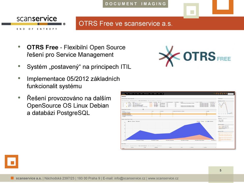 Service Management Systém postavený na principech ITIL