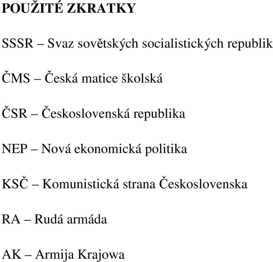 republika NEP Nová ekonomická politika KSČ