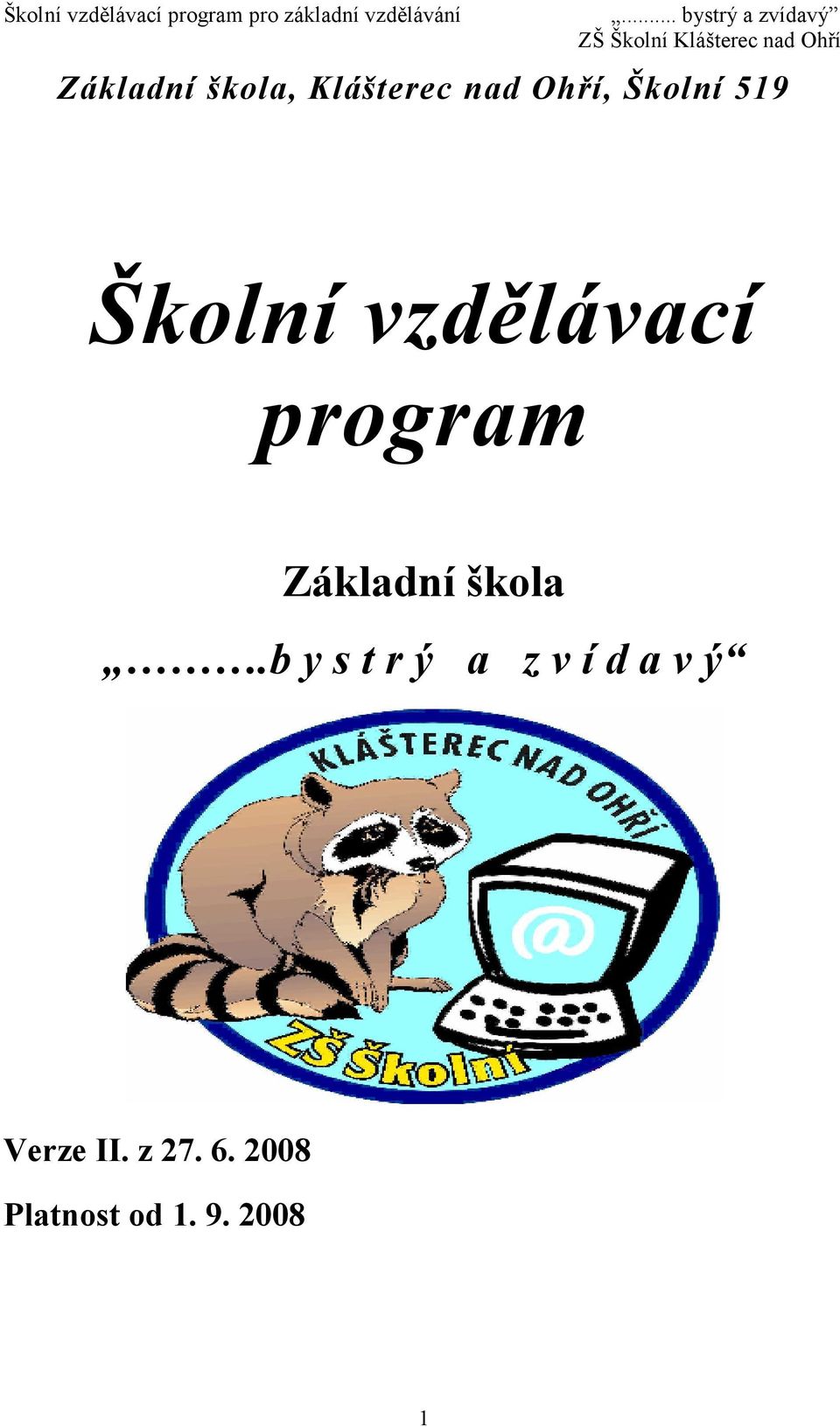 Základní škola.