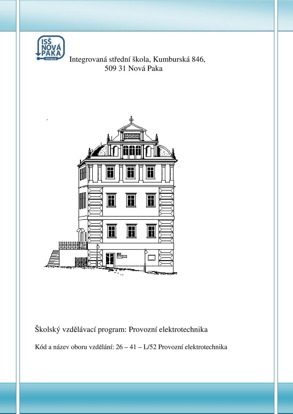 program: Provozní elektrotechnika Kód a