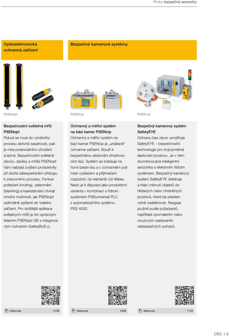 Funkce potlačení (muting), zatemnění (blanking) a kaskádování otvírají mnoho možností, jak PSENopt optimálně začlenit do Vašeho zařízení.