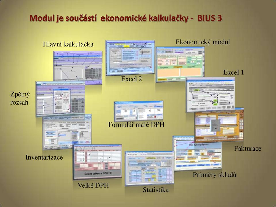 Formulář malé DPH Inventarizace