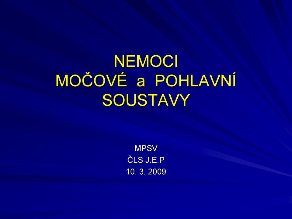 SOUSTAVY MPSV