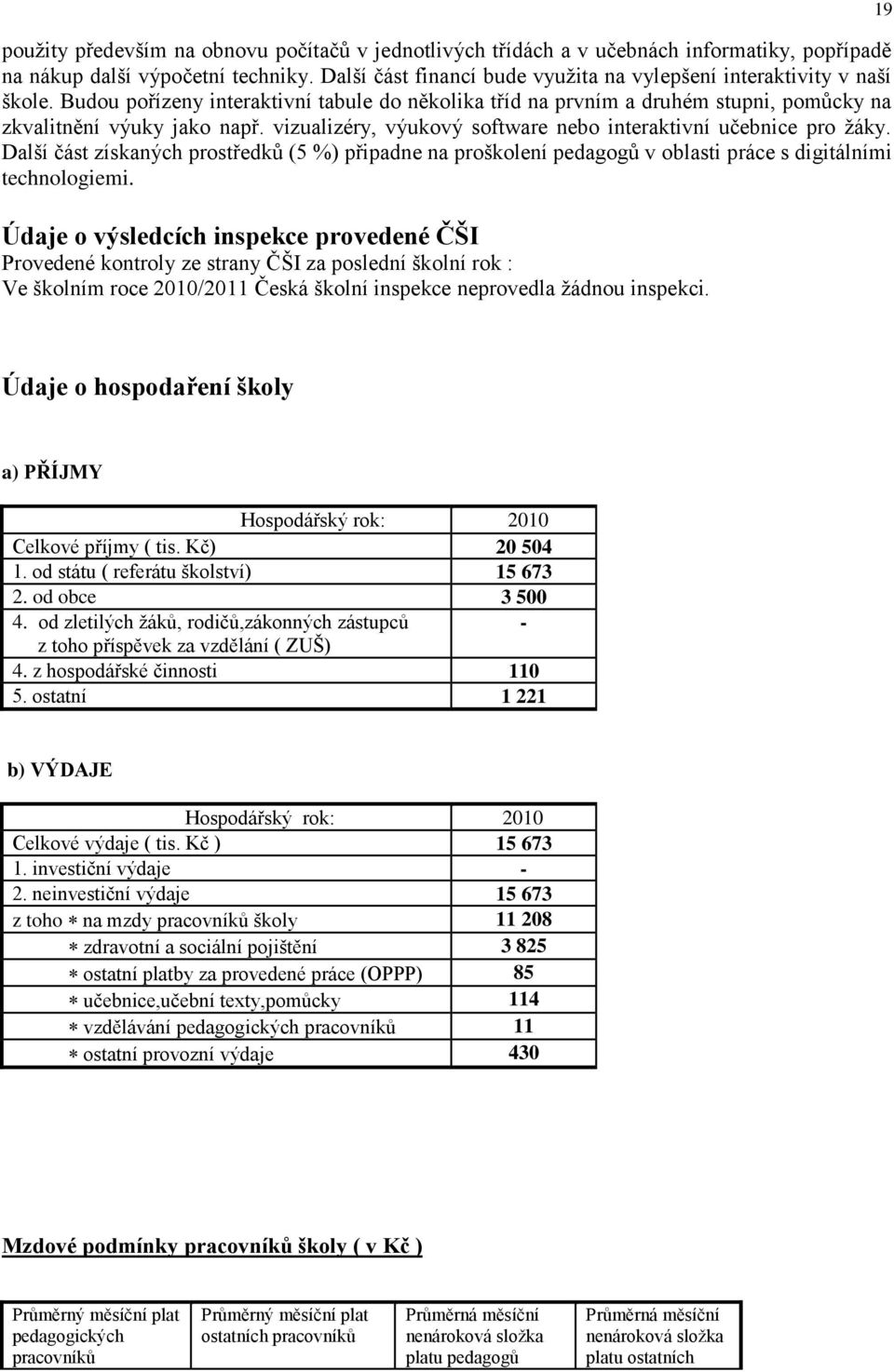 vizualizéry, výukový software nebo interaktivní učebnice pro žáky. Další část získaných prostředků (5 %) připadne na proškolení pedagogů v oblasti práce s digitálními technologiemi.