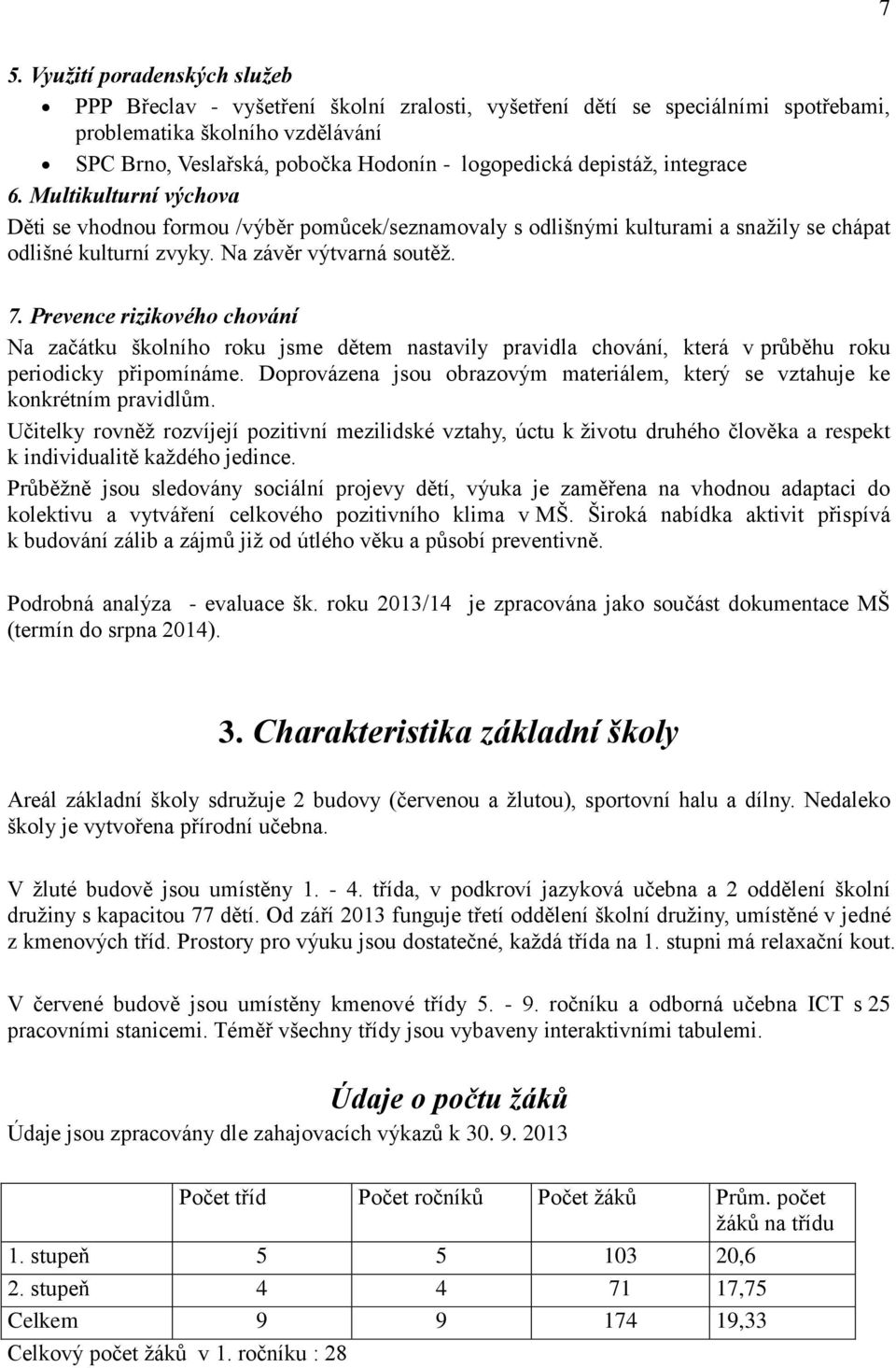 Prevence rizikového chování Na začátku školního roku jsme dětem nastavily pravidla chování, která v průběhu roku periodicky připomínáme.